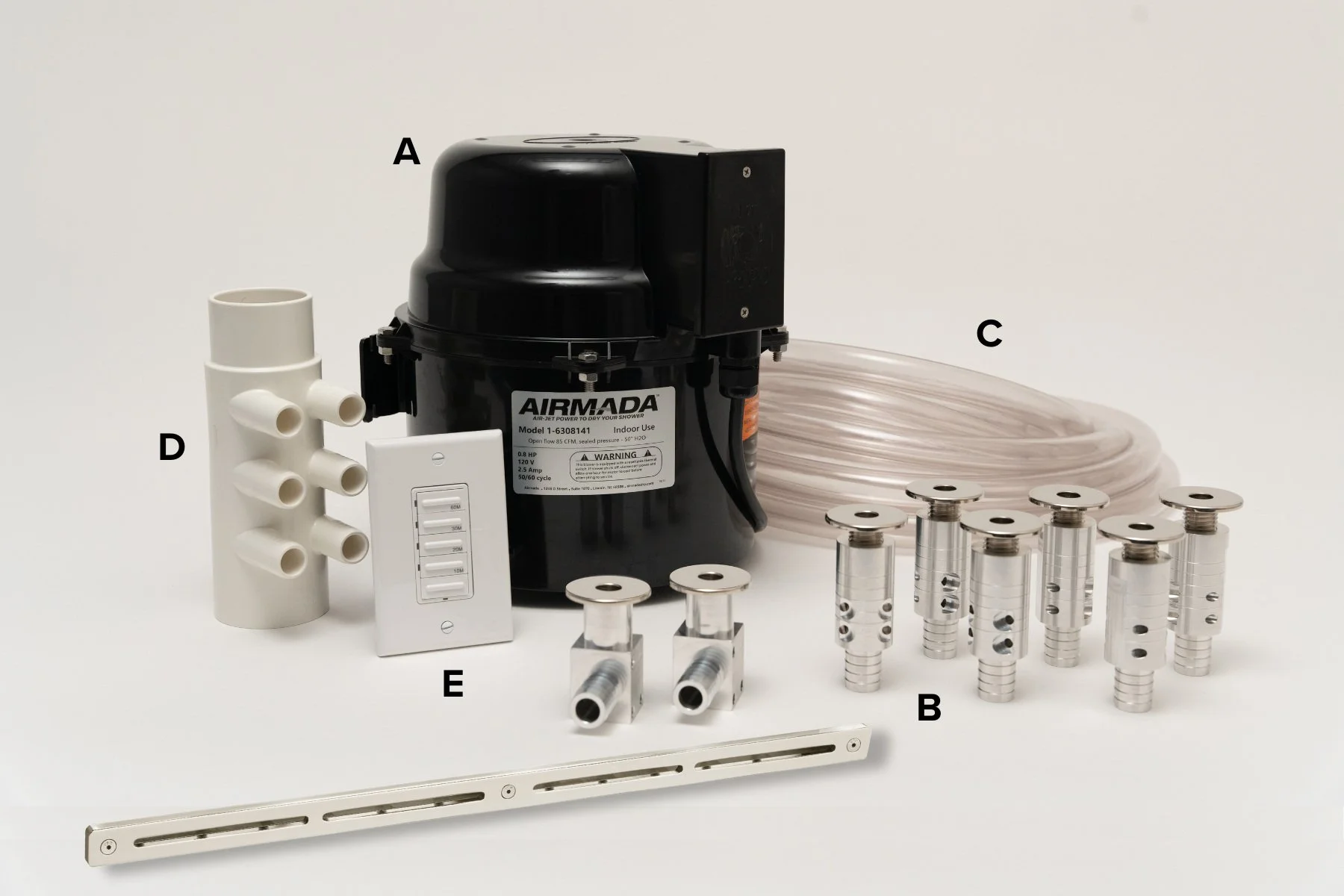 AirJet Drying System — Airmada - Shower Drying System
